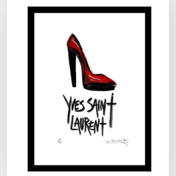 YSL 11"x17" Framed Wall Art - Picture 1 of 1